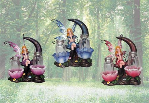 BL1000 Starry Night Spice Fairy Salt & Pepper Shaker 3 asst